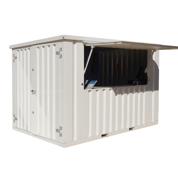 Container Bar Smontabile 4x2 m - Bianco (RAL 9016)